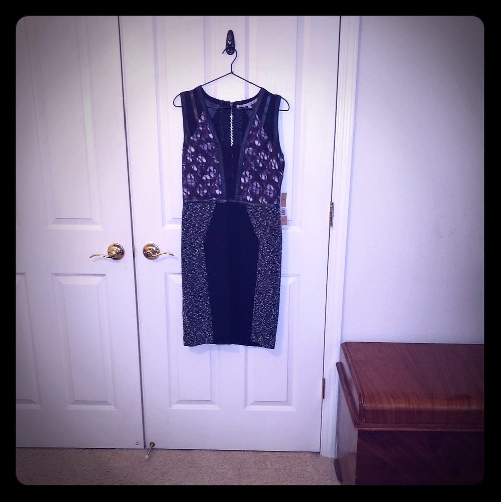 Rachel Roy Multi Pattern Dress